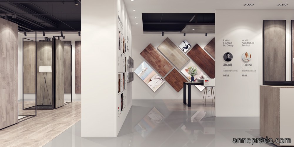 地板展厅设计效果图欣赏,上海展厅设计效果图