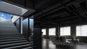 复古风格办公室装修图