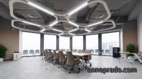 科技公司办公室前台设计装修方案
