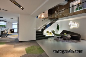 商务稳重风活动区装修设计效果图,活动区装修设计效果图