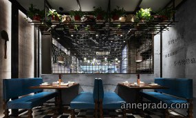 茶餐厅设计案例图,茶餐厅设计实景图
