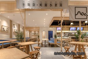 快餐店装修设计案例图,快餐店装修设计布局图