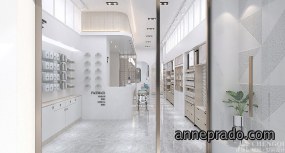 护肤品店设计实景图,护肤品店设计布局图