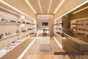 鞋店装饰设计效果图,鞋店装饰布局图