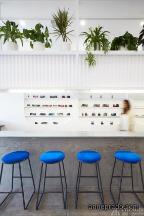 美甲店设计效果图,美甲店装修设计图片