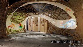 现代简约风展示馆装饰案例图,简约风展示馆案例图