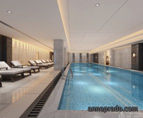 游泳馆装饰布局图,游泳馆装饰案例图