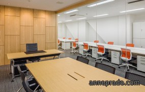 商贸公司办公室会议室设计效果图,办公室会议室设计效果图