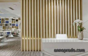 科技时尚办公室前厅设计效果图,办公室前厅设计效果图