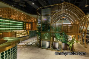 火锅店装饰实景图,火锅店装饰案例图