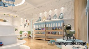 孕婴店设计效果图,孕婴店装修设计图片