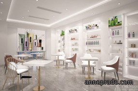 护肤品店装饰实景图,护肤品店装饰布局图