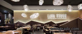 牛排店装修设计布局图,牛排店装修设计案例图