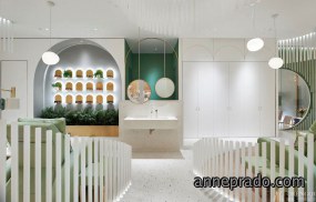 美甲美睫店空间设计图片,美甲美睫店空间设计实景图