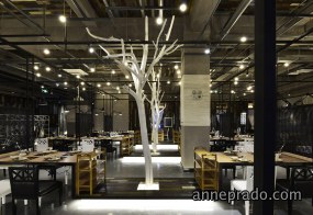 火锅店空间设计布局图,火锅店店面装修设计效果图