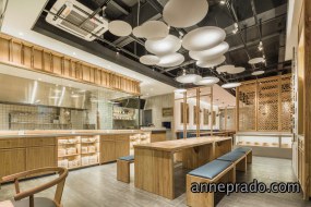 饭店装修设计实景图,饭店装修设计效果图