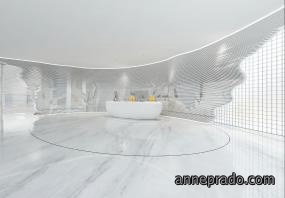 2019年办公室隔断墙装修效果图
