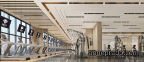 健身俱乐部装饰实景图,健身俱乐部装饰图片