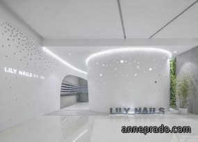 美甲店装修设计平面图,美甲店装修设计实景图