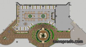 快餐店空间设计平面图,快餐店装饰平面图